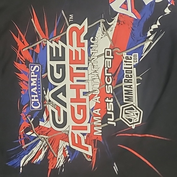 Vintage Cage Fighter BJ Penn Just Scrap size Large - Picture 2 of 8